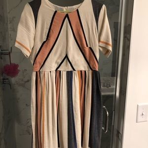Line Patterned Dress